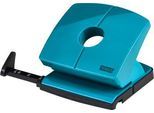 Locher NOVUS B 220, bis zu 20 Blatt, für A4/A5/A6/B5/B6/US/3x8/Folio, Anschlagschiene, Vollmetall & Kunststoff, bright-petrol