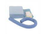 Leckage Notfallset ölbindend blau, 20 l Aufnahme, 41 Teile, in PVC-Tasche