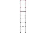 Teleskopleiter Hailo T80 FlexLine, EN 131-6, höhenverstellbar, Einhand-Entriegelung, bis 150 kg, 9 Sprossen