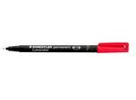 Folienschreiber Universalstift, F, WF, rot,10 St.