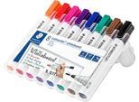 STAEDTLER Whiteboardmarker Set Lumocolor® 351, 8er Set, farbsortiert