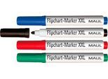 MAUL Flipchart-Marker Jumbo, farbsortiert, 4er-Set, Rundspitze