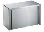 Hängeschrank, Edelstahl, m. Schiebetüren, B 1000 mm