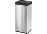 Abfallsammler Hailo Big-Box Swing XL, 52 l, rechteckig, Schwingdeckel, Edelstahl