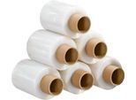 PE-Mini-Stretchfolie, Stärke 10 µm, transparent, 6 Rollen mit jeweils L 150 lfm x B 100 mm