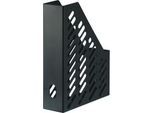 Stehsammler KARMA, DIN A4/C4, 100% Recyclingmaterial, B 76 x T 246 x H 315 mm, H vorne: 148 mm, schwarz