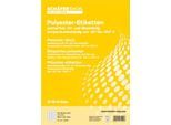 Schäfer Shop Select Wetterfeste Etiketten, 45,7 x 21 mm, Polyester weiß, 20 Blatt