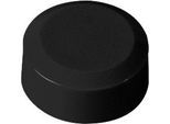 Rundmagnete MAUL, Kunststoff & Metall, Feinstruktur, Haftkraft 170 g, ø 15 x 7,5 mm, schwarz, 20 Stück