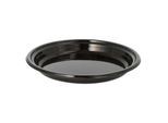 Teller Papstar Circulware by Havel, Mehrweg, rund, ungeteilt, mikrowellen- & spülmaschinengeeignet, Ø 220 x H 26 mm, PP, schwarz, 12 Stück