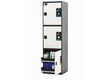 Chemikalienschrank asecos CS-CLASSIC-MultiRisk, Flügeltüren, Front Reinweiß, B 545 x T 520 x H 1950 mm