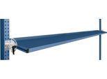 Manuflex Neigbare Ablagekonsole, für Reihe Universal oder Profi, Nutztiefe 345 mm, für Tischbreite 2000 mm, brillantblau