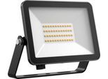 Dotlux LED-Strahler FLOORslim 30 W, 4000 K, IP65, schwarz