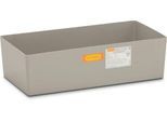 GFK-Auffangwanne 65 CEMO, 65 l Auffangvolumen, B 820 x T 410 x H 230 mm, ohne Gitterrost