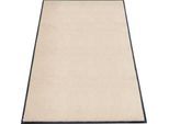 Schmutzfangmatte miltex Eazycare Style, eckig, antistatisch, UV-beständig, waschbar, High-Twist-Nylon & Niltrilgummi, 1200 x 2000 mm, hellelfenbein