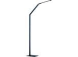LED-Stehleuchte Geri, aus Aluminium, 3-fach dimmbar, Leuchtdauer ca. 30.000 Std., grau