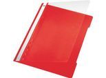 LEITZ® Schnellhefter 4191, DIN A4, PVC, 25 Stück, rot