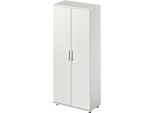 Schäfer Shop Pure Flügeltürenschrank Proplana, 5 Ordnerhöhen, Breite 800 mm, abschließbar, lichtgrau