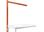 Aufbauportal, Ansatzisch SPEZIAL Arbeitstisch-/Werkbanksystem UNIVERSAL/PROFI, 1500 mm, rotorange