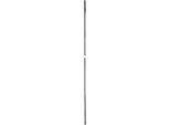 Chromstiel, 2-teilig, Länge 1400 mm, mit Bohrung