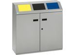 Wertstoffsortiersystem, 3-fach