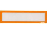 Ultradex Infotasche, magnetisch, für Überschriften, B 312 x H 60 mm, A3, orange