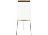 Flipchart Rocada Natural Dreibein, Stahlboard, Rahmen Holzoptik, Dreibeinstativ
