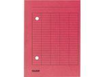 Dokumentenmappe FALKEN, DIN A4, 2-seitiger Gitterdruck, B 231 x H 318 mm, Karton, rot