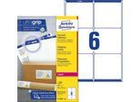 AVERY® Zweckform Versandetiketten, ultragrip, 99,1 x 93,1 mm, 600 Stück
