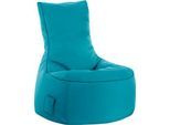 Sitzsack swing scuba®, 100% Polyester, abwaschbar, B 650 x T 900 x H 950 mm, petrol