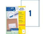 AVERY Zweckform Universal-Etiketten 3418, ultragrip, 200 x 297 mm, 100 Stück