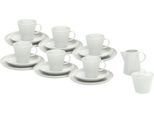 Kaffeegeschirr Solea, weiß, Porzellan, 20-teilig
