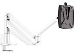 Monitorarm Novus CLU II C, für 1 Monitor bis 7 kg, mit Tischbefestigung, neig/schwenk/höhenverstellbar, weiß
