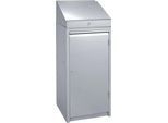 Schäfer Shop Select Werkzeugschrank, mit Schreibpultaufsatz, weißaluminium RAL 9006