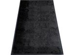 Schmutzfangmatte miltex Eazycare Style, eckig, antistatisch, UV-beständig, waschbar, High-Twist-Nylon & Niltrilgummi, 850 x 1500 mm, tiefschwarz