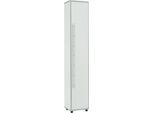 Schäfer Shop Select Aktenschrank Moxxo IQ, Holz, 5 Böden, 6 OH, B 401 x T 362 x H 2166 mm, lichtgrau