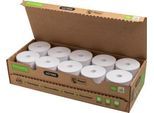 Thermorolle Exacompta 40768E, für Registrierkassen & Waagen, 48 g/m², L 76 m x B 80 mm, FSC®-Papier, weiß, 10 Rollen