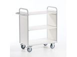 Bürowagen mit Seitenwänden, 800 x 500 mm, Tragkraft 150 kg