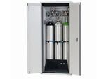 Druckgasflaschenschrank G-ULTIMATE-90 Standard, Doppelflügeltür, 3x 50 l Flaschen, B 898 x T 615 x H 2050 mm
