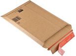 Versandtaschen ColomPac, Wellpappe, haftklebend, recyclebar, 20 Stück, B 235 x H 340 mm, braun