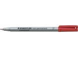 Folienschreiber Universalstift, F, WL, rot, 10 Stück