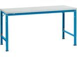 Manuflex Grundtisch UNIVERSAL Spezial, 1750 x 1000 mm, Kunststoff lichtgrau, lichtgrau