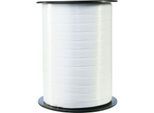 Geschenkband Clairefontaine, weiß, 1 Rolle mit L 500 m x B 7 mm, Polypropylen