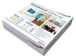Glasboard-Starterkit Legamaster 7-12500, 4 Magnete, 5 Kreidemarker, 1 Tuch, 1 Spray