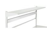 Etagenbord Serie TPB, Breite 1800 mm, aus Stahl, f. Packtische Serie TPB