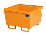 Auffangwanne BAUER AO-1, Stahl, 229 l, B 800 x T 800 x H 545 mm, orange