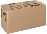 Umzugskarton, 1-wellig, bis 30 kg, Beschriftungsfeld, verstärkte Handgriffe, L 594 x B 286 x H 295 mm, FSC®, braun
