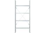 Grundregal, 4 Böden, H 2278 x B 1055 x T 300 mm, verzinkt
