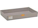 GFK-Paletten-Auffangwanne 150 CEMO, für Euro-Paletten, B 1200 x T x 800 x H 165 mm, ohne Befestigung