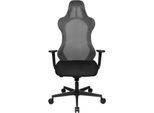 Topstar Bürostuhl Sitness RS Sport Uni, mit Armlehnen, 3D-Synchronmechanik, Muldensitz, Kopfstütze, dunkelgrau/schwarz
