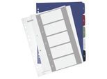 LEITZ Register Style, Zahlenregister, extrabreit, einzeln, Zahlen 1-5